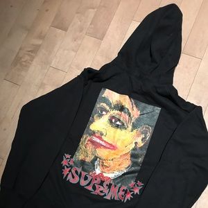 Black Authentic Supreme Hoodie - Large